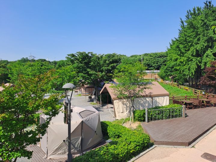 구리토평가족캠핑장. (사진=구리도시공사 제공) photo@newsis.com *재판매 및 DB 금지