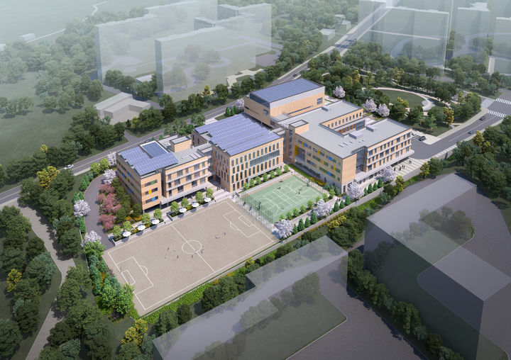 [홍성=뉴시스] 아산천우물초등학교 신설 조감도 모습.&nbsp; *재판매 및 DB 금지
