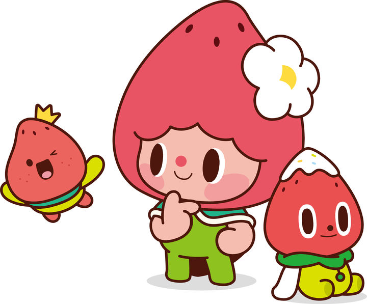 [논산=뉴시스] 논산딸기축제 캐릭터. (사진=논산시 제공) 2026.01.13. photo@newsis.com *재판매 및 DB 금지