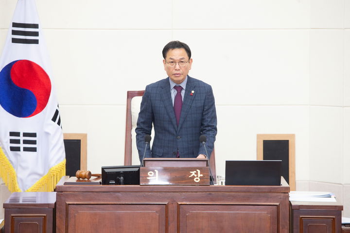 [구미=뉴시스] 박교상 의장. (사진=구미시의회 제공) 2026.01.13 photo@newsis.com *재판매 및 DB 금지