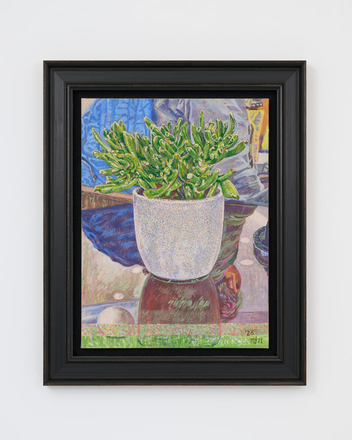 민정기 정물, 2025 캔버스에 유채 61 x 45.5 cm 78.5 x 63.6 cm (액자) Courtesy of the artist, Kukje Gallery, and Esther Schipper, Berlin/Paris/Seoul Photo © Haengjin Lee *재판매 및 DB 금지