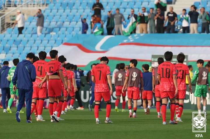 [서울=뉴시스] 한국 남자 23세 이하(U-23) 축구대표팀. (사진=대한축구협회 제공) *재판매 및 DB 금지