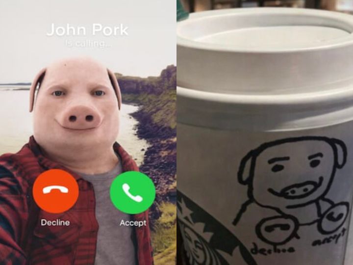 고객 컵에 '돼지 그림'…美 스타벅스, 해당 직원 해고