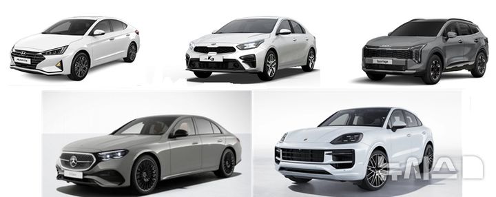 현대·벤츠·포르쉐 등 4개사 74개 차종 34만4073대 자발적 시정조치