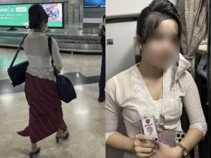 ·인도네시아에서 항공사 승무원을 사칭한 20대 여성이 슴우원유니폼을 입고 여객기에 탑승했다가 현지 경찰에 붙잡혔다.2026.01.14.(사진= SNS 캡처) *재판매 및 DB 금지