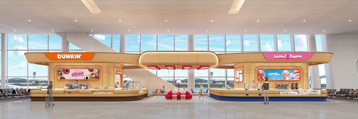 [서울=뉴시스] 인천공항 T2에 오픈한 '배라·던킨 콤보 매장' (사진=비알코리아 제공) 2026.01.14. photo@newsis.com *재판매 및 DB 금지