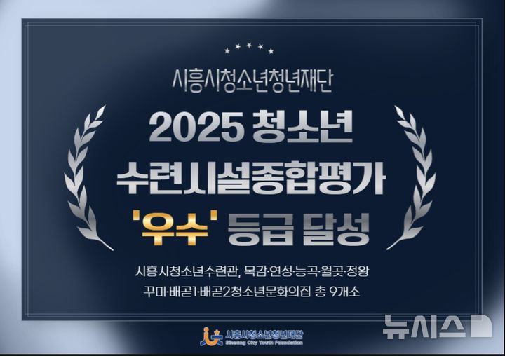 [시흥=뉴시스] 경기 시흥시가 성평등가족부 주관 청소년수련시설 종합 평가에서 최고 등급인 '우수'를 받았다. (사진=시흥시 제공).2026.01.14. photo@newsis.com