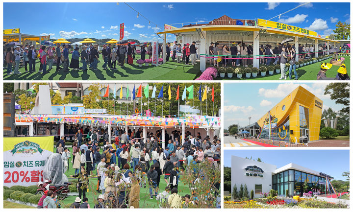 [임실=뉴시스] 임실치즈테마파크 내 임실N치즈 판매장 풍경. *재판매 및 DB 금지