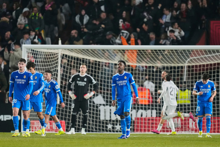 [알바세테=AP/뉴시스]레알 마드리드, 2부리그 팀에 충격패. 2025.01.14.