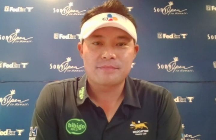 [서울=뉴시스]PGA 투어 데뷔 앞둔 이승택. (사진=이승택 화상 인터뷰 캡처) 2026.01.15. photo@newsis.com *재판매 및 DB 금지