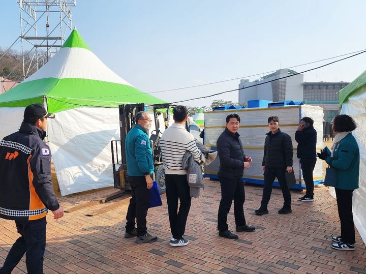 [함양=뉴시스] 함양군 제10회 곶감축제 대비 안전점검 (사진=함양군 제공) 2026. 01. 15. photo@newsis.com *재판매 및 DB 금지