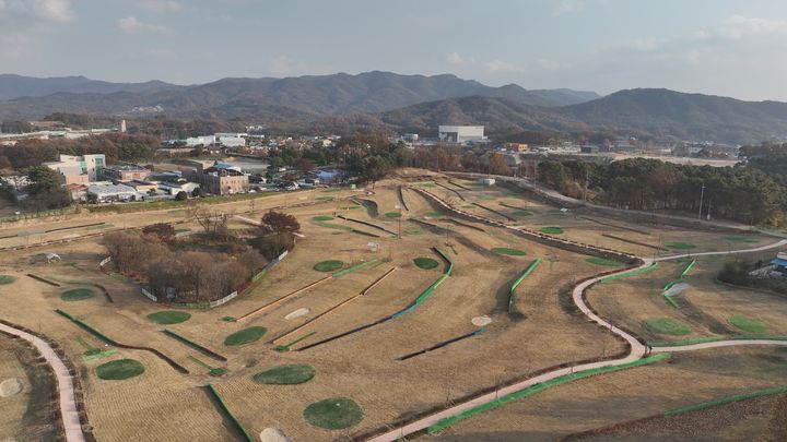 20215년 12월 개장한 충북도립파크골프장 전경. (사진=충북도 제공) *재판매 및 DB 금지