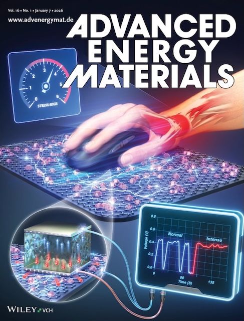 [서울=뉴시스] 에너지 전문 국제학술지 '어드밴스드 에너지 머티리얼즈'의 표지. (사진=광운대 제공) 2026.01.15. photo@newsis.com *재판매 및 DB 금지