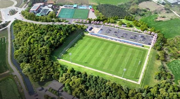 [정읍=뉴시스] 오는 12월 준공 목표로 공사가 시작된 정읍 '황토현 축구장' 조감도. *재판매 및 DB 금지