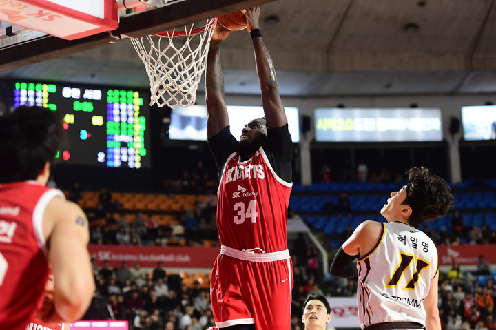 [서울=뉴시스] 프로농구 서울 SK의 자밀 워니. (사진=KBL 제공) *재판매 및 DB 금지