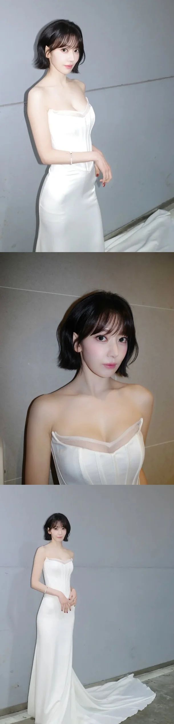 사쿠라, 타이베이돔 멈춘 순백 자태…골디 비하인드컷 공개