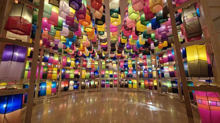 [진주=뉴시스]진주실크등(燈), 북미(北美) 순회전시 '각광'.(사진=진주시 제공).2026.01.16.photo@newsis.com *재판매 및 DB 금지