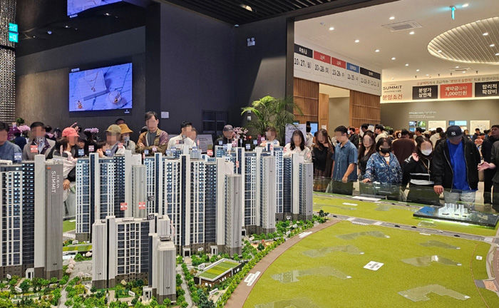 '김포풍무 호반써밋' 견본주택 내부 전경. 사진 호반건설 *재판매 및 DB 금지