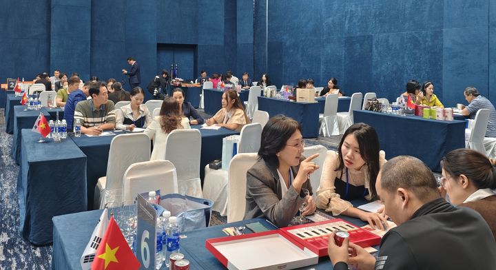 [금산=뉴시스] 지난해 해외 박람회에 참여한 금산군. *재판매 및 DB 금지