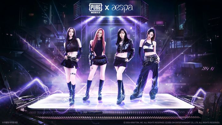 [서울=뉴시스] '배틀그라운드 모바일'에서는 오는 2월 28일까지 에스파 멤버들을 본뜬 인게임 아이템과 이벤트 콘텐츠를 선보인다. (사진=크래프톤 제공) *재판매 및 DB 금지