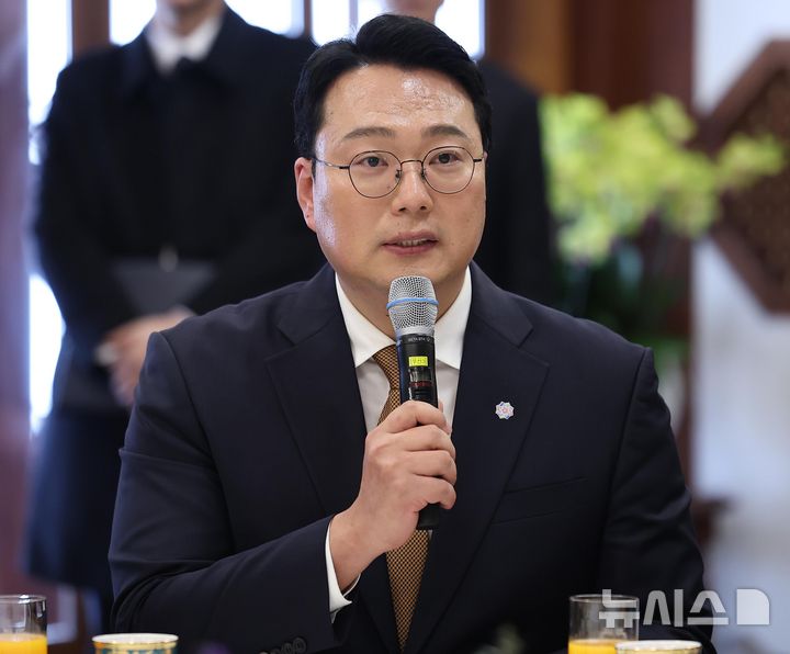 [서울=뉴시스] 고범준 기자 = 천하람 개혁신당 원내대표가 발언하고 있다. *기사 본문과는 무관한 사진. 2026.01.16. bjko@newsis.com