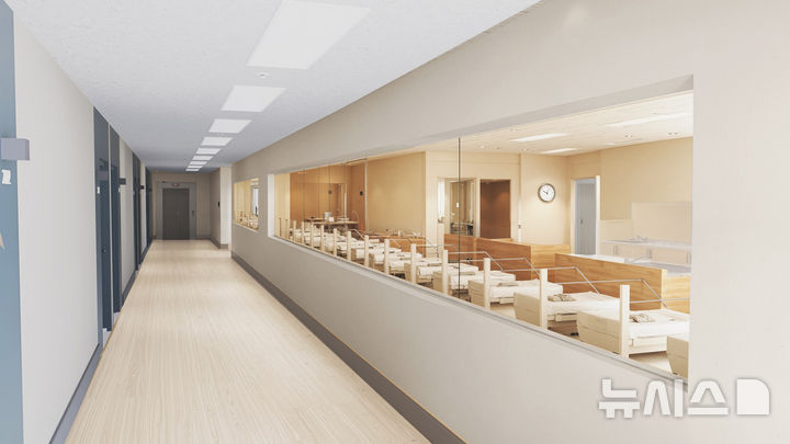 2월 확대 개원하는 나주 공공산후조리원 신생아실. (사진=나주시 제공) photo@newsis.com