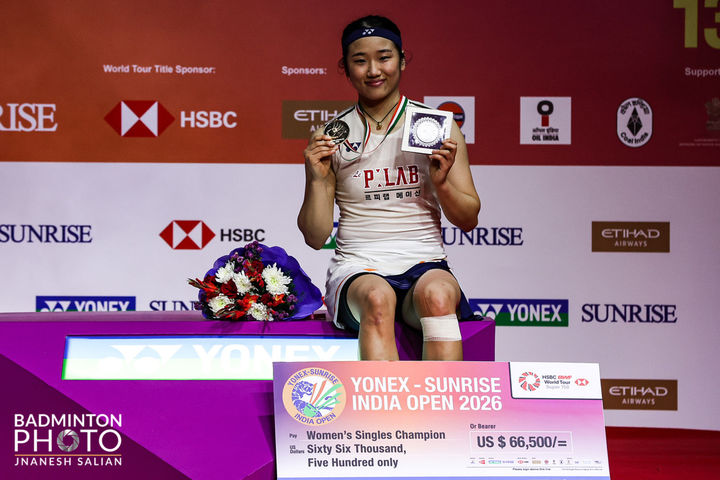 안세영 배드민턴 2026 인도 오픈 시상식