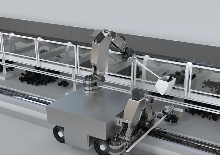 [서울=뉴시스] 낙탄 회수 로봇 개념도. (사진=케이엔알시스템 제공) 2026.01.19. photo@newsis.com *재판매 및 DB 금지