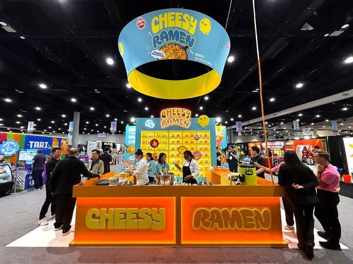 [서울=뉴시스] 2026 윈터 팬시 푸드쇼에 참가한 오뚜기 부스 전경.(사진=오뚜기 제공) *재판매 및 DB 금지