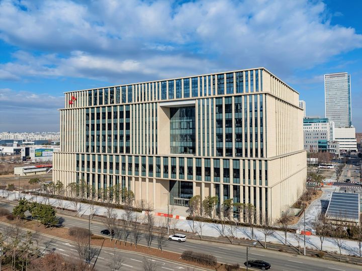 [서울=뉴시스] SK바이오사이언스 송도 글로벌 R&PD 센터 전경. (사진=SK바이오사이언스 제공) 2026.1.19. photo@newsis.com *재판매 및 DB 금지