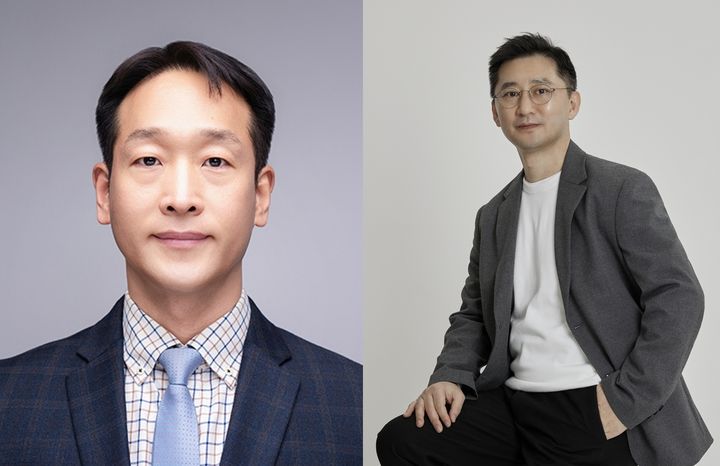 [서울=뉴시스] 웰메이드 영업본부 박성진(왼쪽) 이사와 비주얼기획실장 배장한 이사. (사진=세정그룹 제공) *재판매 및 DB 금지