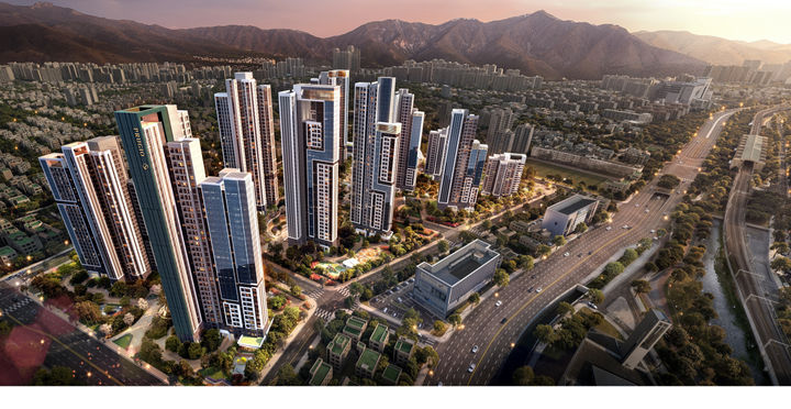 푸르지오 그라니엘 조감도. (사진=대우건설 제공) *재판매 및 DB 금지