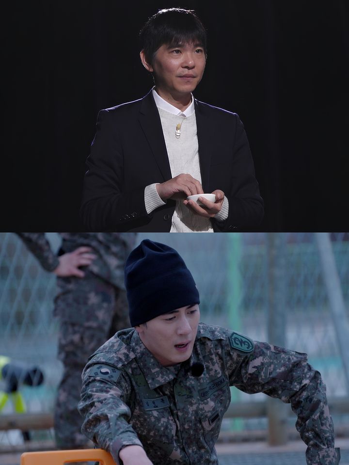 이세돌(위), 김원훈