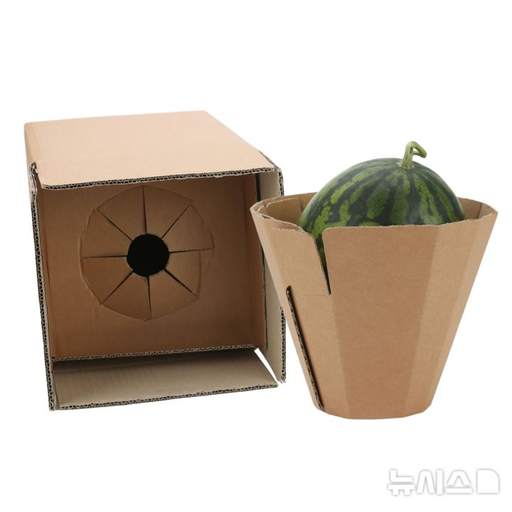 [세종=뉴시스] 수박포장재. (사진=농촌진흥청 제공)