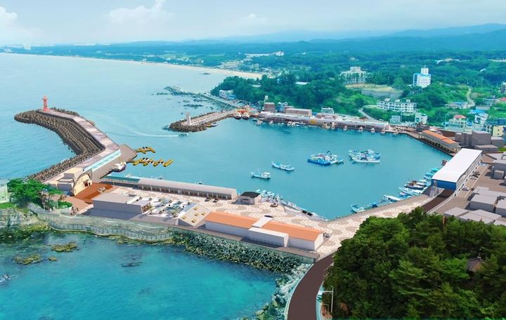 [양양=뉴시스] 양양 남애항 클린 국가어항 사업 조감도.(사진=양양군 제공)photo@newsis.com *재판매 및 DB 금지