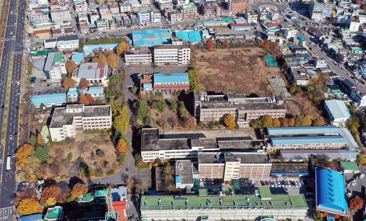 [밀양=뉴시스] 옛 밀양대학교 전경. (사진=뉴시스 DB). photo@newsis.com *재판매 및 DB 금지