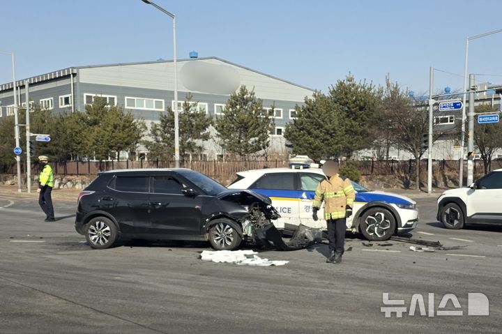 [인천=뉴시스] 사고 현장. (사진=독자 송영훈씨 제공) 2025.01.19. photo@newsis.com