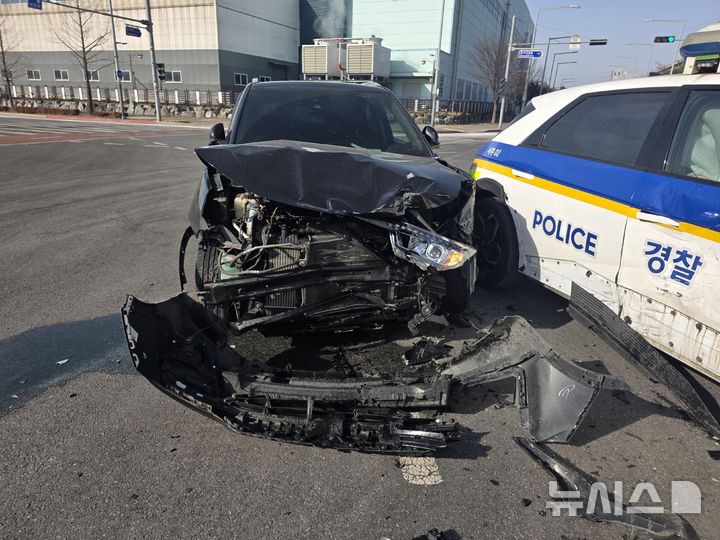 [인천=뉴시스] 사고 현장. (사진=독자 송영훈씨 제공) 2025.01.19. photo@newsis.com
