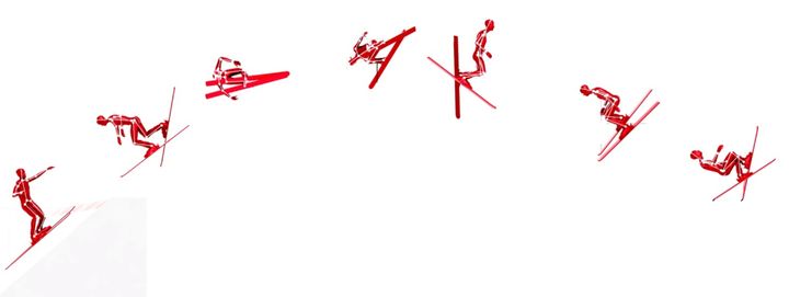 [서울=뉴시스] 빅에어 종목에 도입된 오메가의 고속 카메라 컴퓨터 비전 기술. (사진=오메가 제공) 2026.01.19. *재판매 및 DB 금지