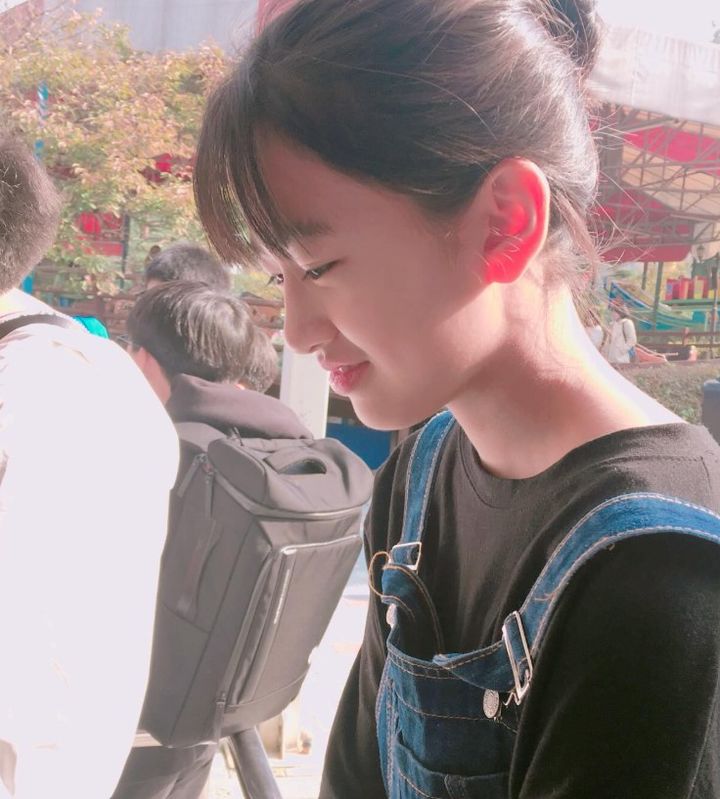 안유진 중1 시절 추억…"그때도 예뻤네"