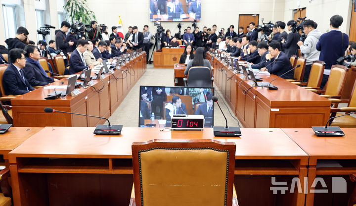 이혜훈 없는 청문회… 여야 설전만 오가 [뉴시스Pic]