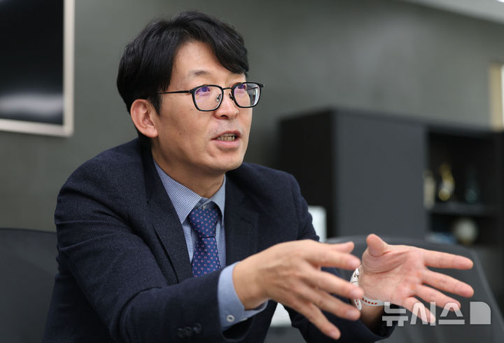 [과천=뉴시스] 권창회 기자 = 배환국 소프트캠프 대표가 19일 경기 과천 소프트캠프 사무실에서 뉴시스와 인터뷰를 하고 있다. 2026.01.19. kch0523@newsis.com