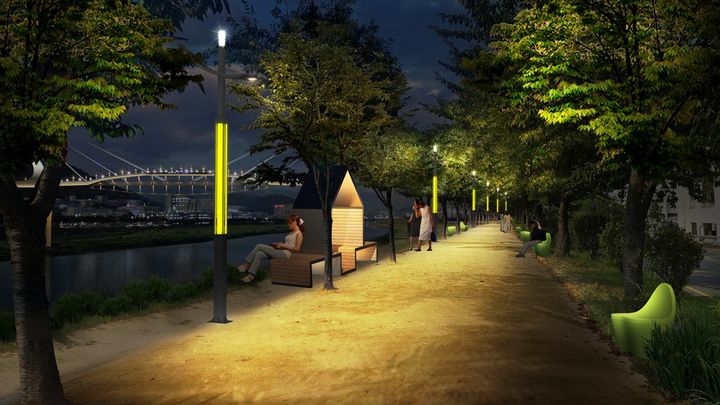 [양산=뉴시스] 양산천 경관조명 개선사업 조감도. (사진=양산시 제공) 2026.01.20. photo@newsis.com *재판매 및 DB 금지