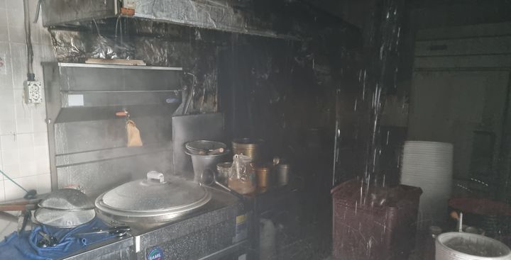  [안동=뉴시스] 화재가 발생한 안동시 옥동 음식점 (사진=경북소방본부 제공) 2026.01.20. photo@newsis.com *재판매 및 DB 금지