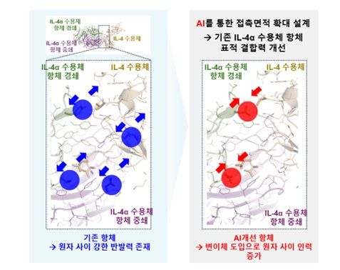[서울=뉴시스] AI 모델링을 통한 항체의 표적 결합력 개선 (사진=지아이이노베이션 제공) 2026.1.20. photo@newsis.com *재판매 및 DB 금지