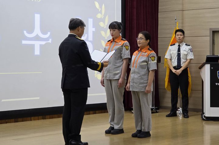 자인여성의용소방대, 2025년 경북도 의용소방대 강의경연대회에서 심폐소생술 부문 최우수상 수상 (사진=경산소방서 제공) *재판매 및 DB 금지