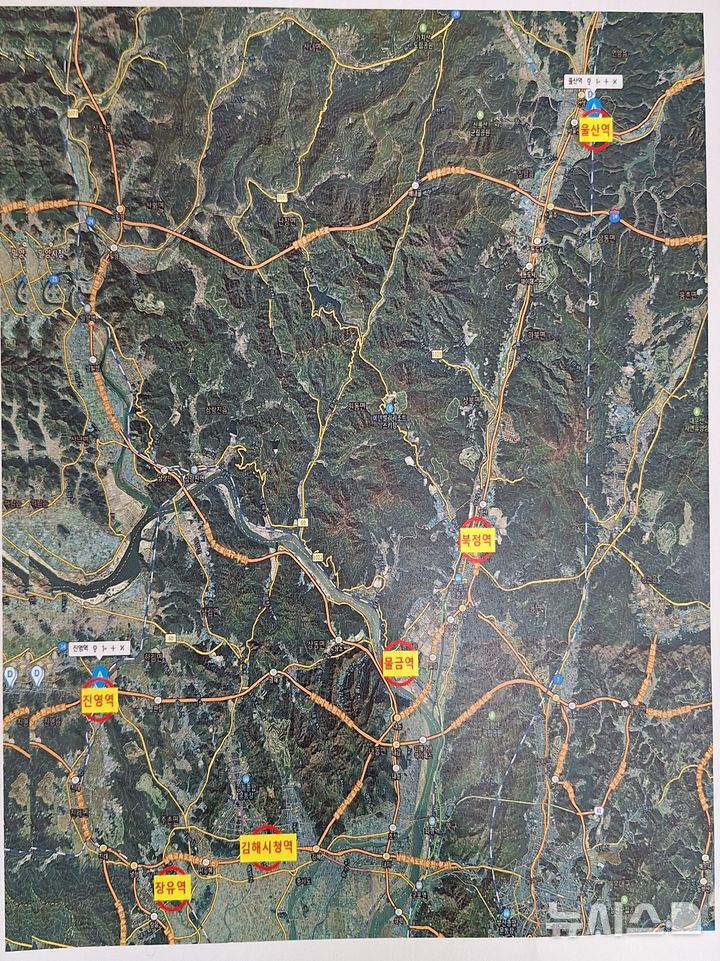 [김해=뉴시스]동남권순환광역철도, 장유역~김해시청역~물금역 연결 추진. (사진=김해시 제공). 2026.01.20. photo@newsis.com 