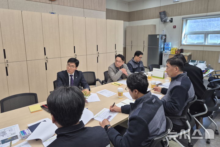 남부발전, 하동복합건설 현장 안전점검·직원격려