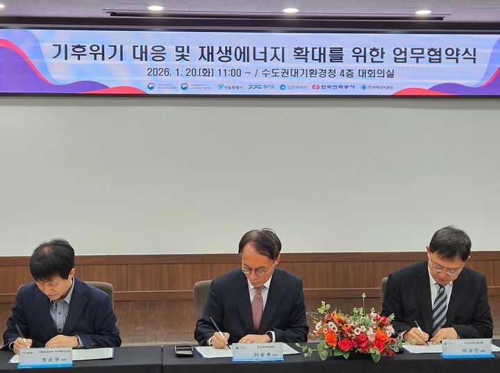 수도권 재생에너지 보급·확산 위해 8개 기관 '맞손' - 뉴스 썸네일 이미지