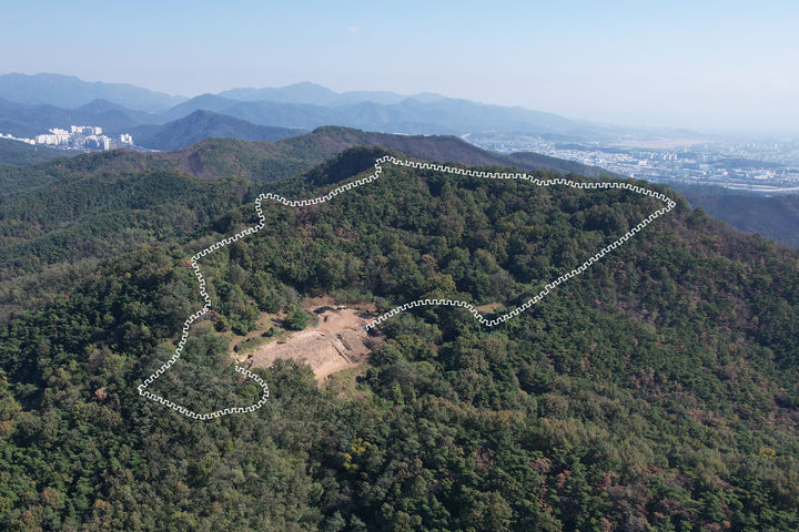 [대구=뉴시스] 대구 북구 팔거산성. (사진=대구 북구 제공) 2026.01.20. photo@newsis.com *재판매 및 DB 금지